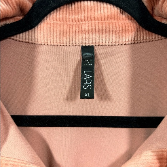 Lapis Peach Women’s Size XL Quarter Sleeve “corduroy “ Button Up Shirt - Picture 3 of 6